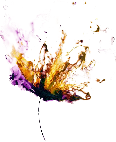 Abstract Star Png - Art Abstract Flower (470x600), Png Download
