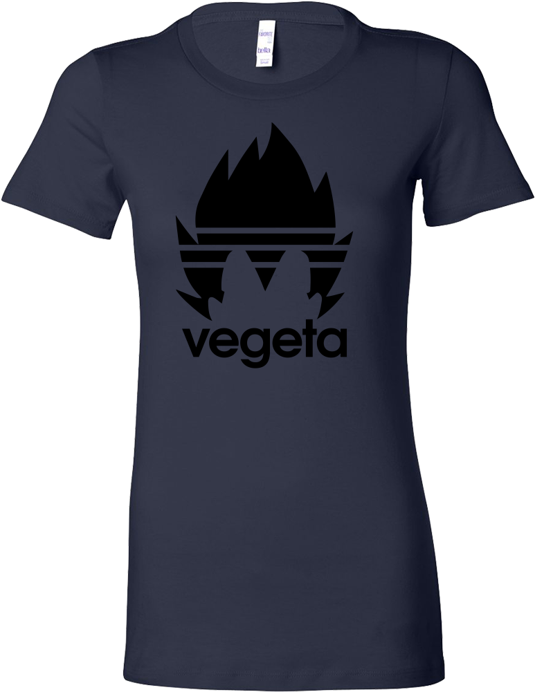 Super Saiyan Vegeta Adidas Symbol Woman Short Sleeve - Adidas Saiyan Dragon Ball Z (1000x1000), Png Download