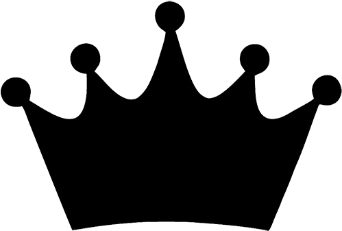 Crown Png 18 - Crown Silhouette (500x500), Png Download