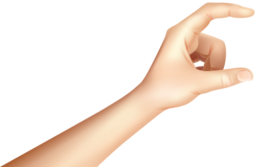 Holding Hand Png Clip Art - Hand Holding Png Transparent (500x326), Png Download