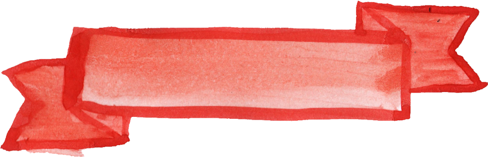 Banner Ribbon Png - Watercolor Painting (1024x454), Png Download