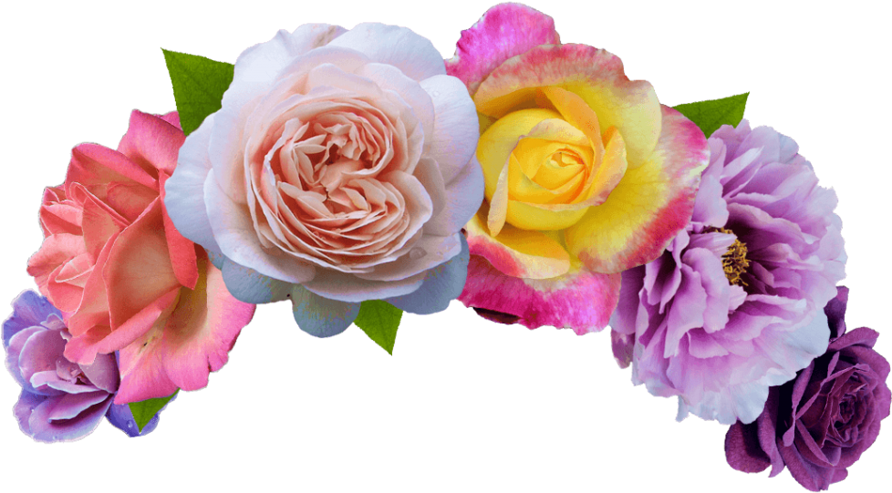 Flower Crown Png Hd - Head Flower Crown Png (1024x614), Png Download