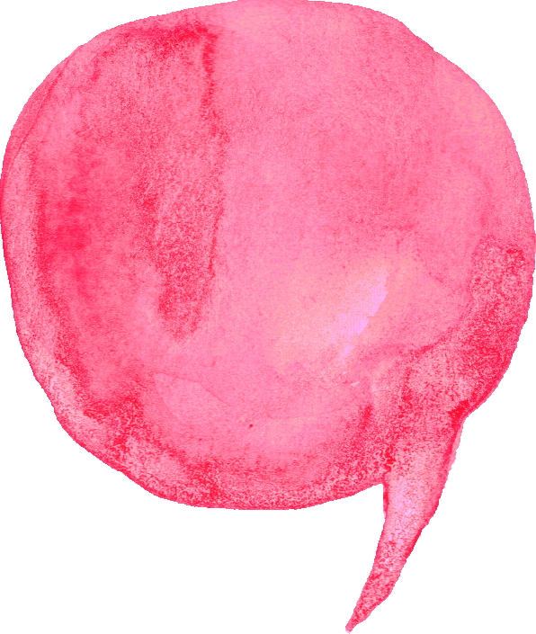 Free Download - Speech Bubble Png Watercolor (596x705), Png Download