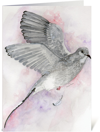 Send This Greeting Card Designed By Kay Murphy-wallace - Stock Dove (435x429), Png Download