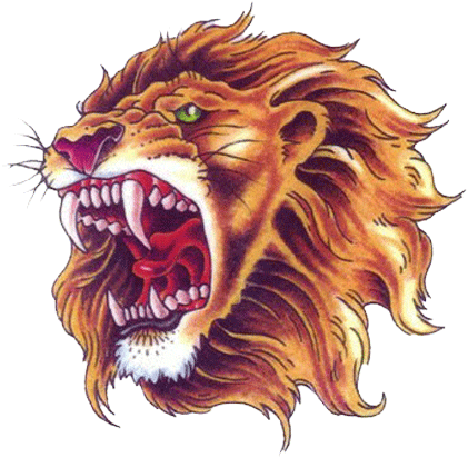 Lion Tattoo Png Picture - Lion Tattoo Png (450x421), Png Download