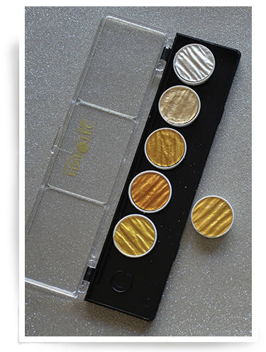 Metallic Watercolor - Chocolate (400x510), Png Download