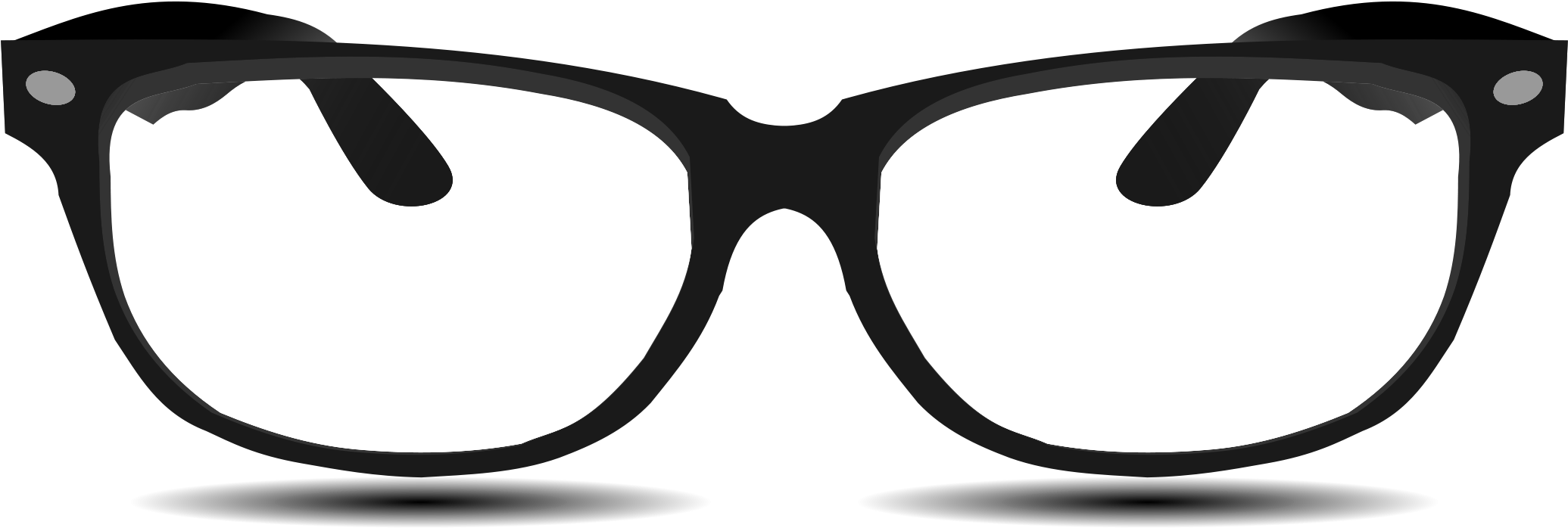 Glasses Illustration Group Jpg Black And White - Specs Frames For Round Face For Men (999x706), Png Download
