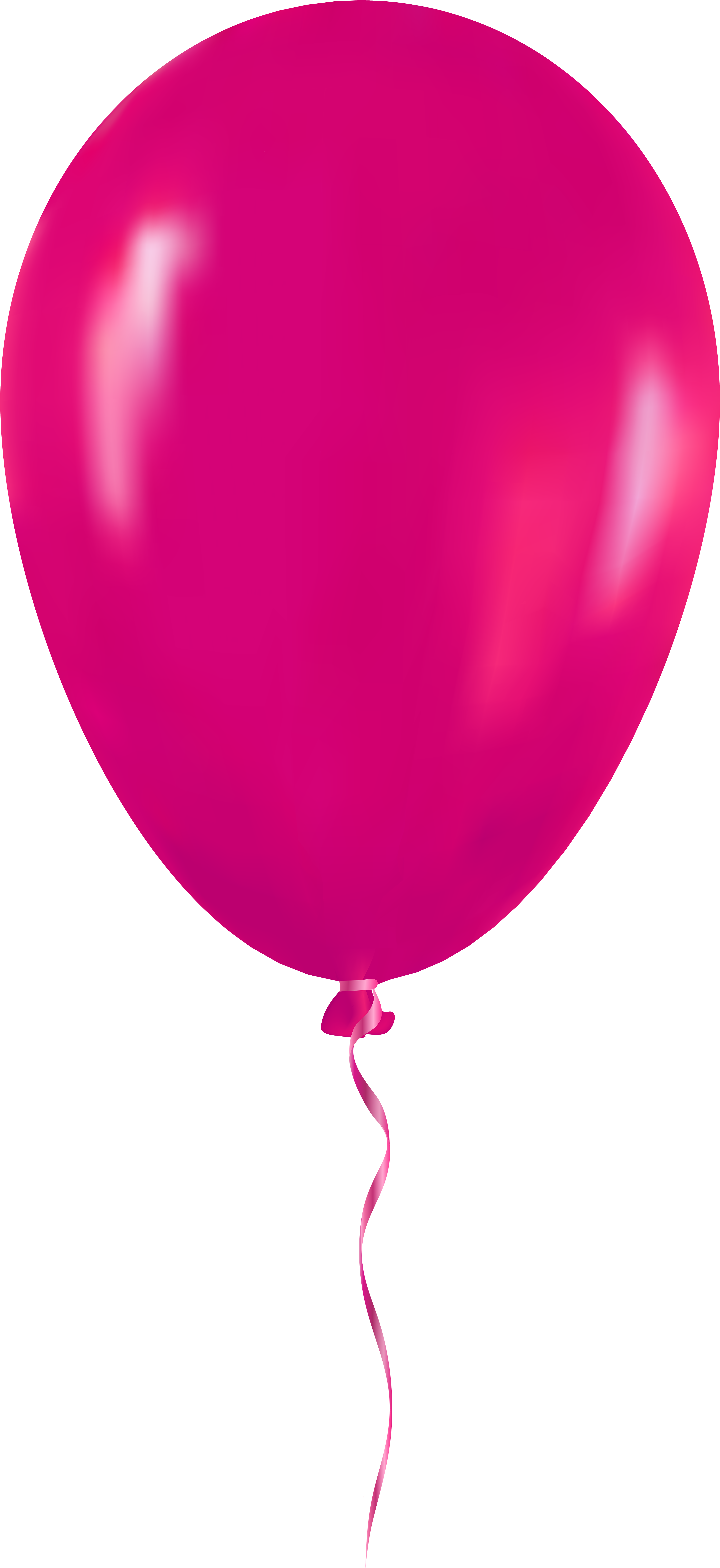 Pink Balloon Png Clip Art - Balloon Png (3805x8000), Png Download