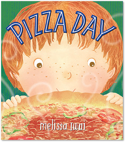 Pizza Day Book Cover Melissa Iwai 2017 Copy - Pizza Day Melissa Iwai (576x555), Png Download