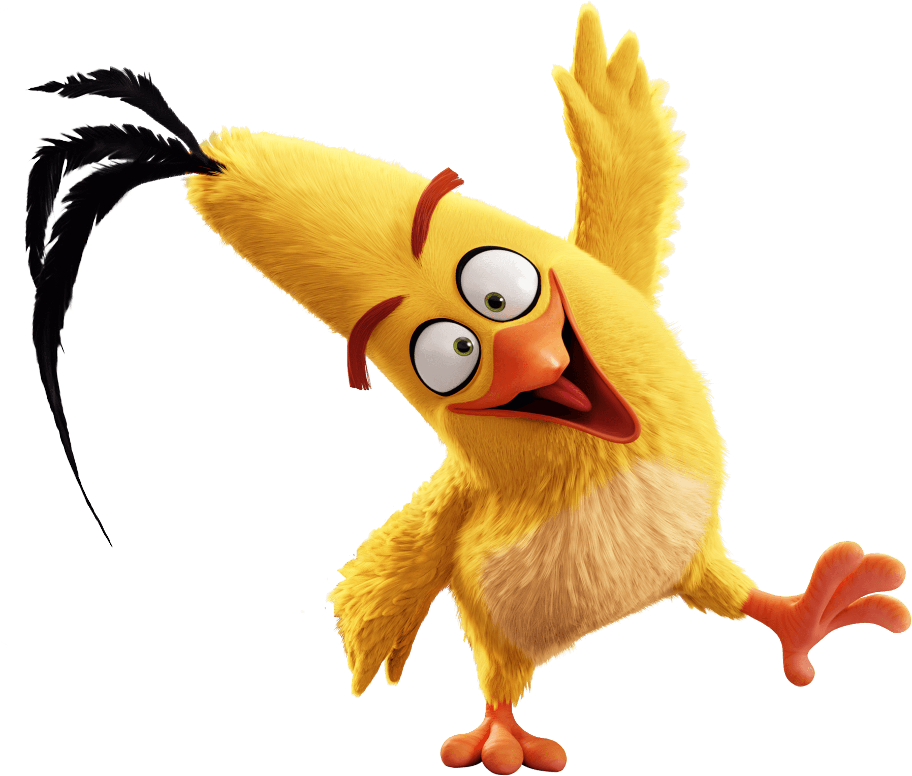 Angry Birds Chuck - Angry Birds Movie Characters (1876x1611), Png Download