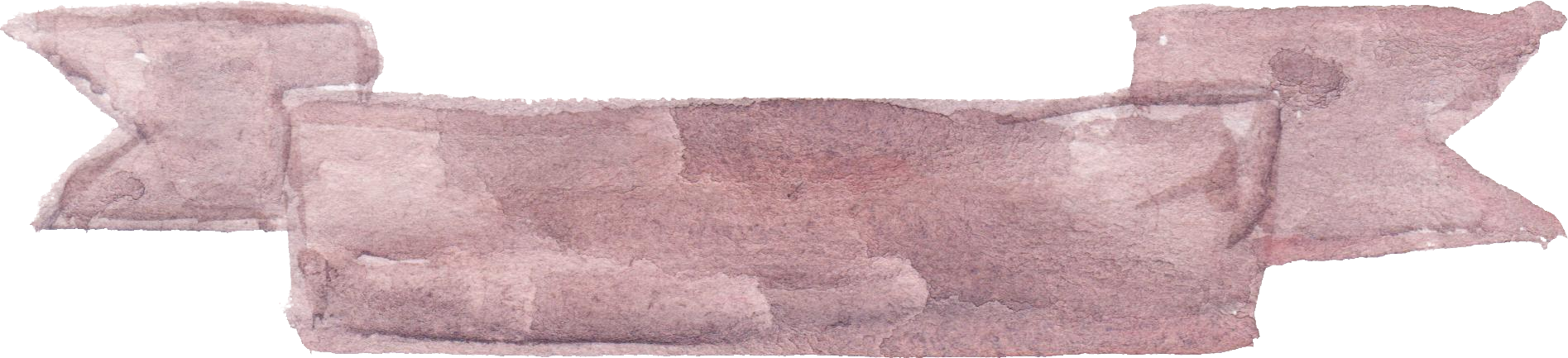 Free Download - Watercolor Pink Banner Png (1895x433), Png Download