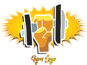 Gym Logo, Gym Logo, Yellow Logo, Yellow Gym Png And - Clip Art (360x360), Png Download