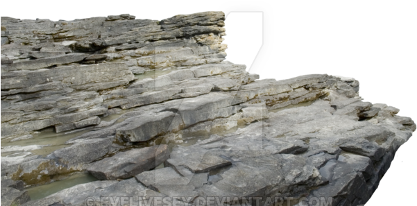 Rock Png Transparent Image - Athabasca Falls (600x310), Png Download