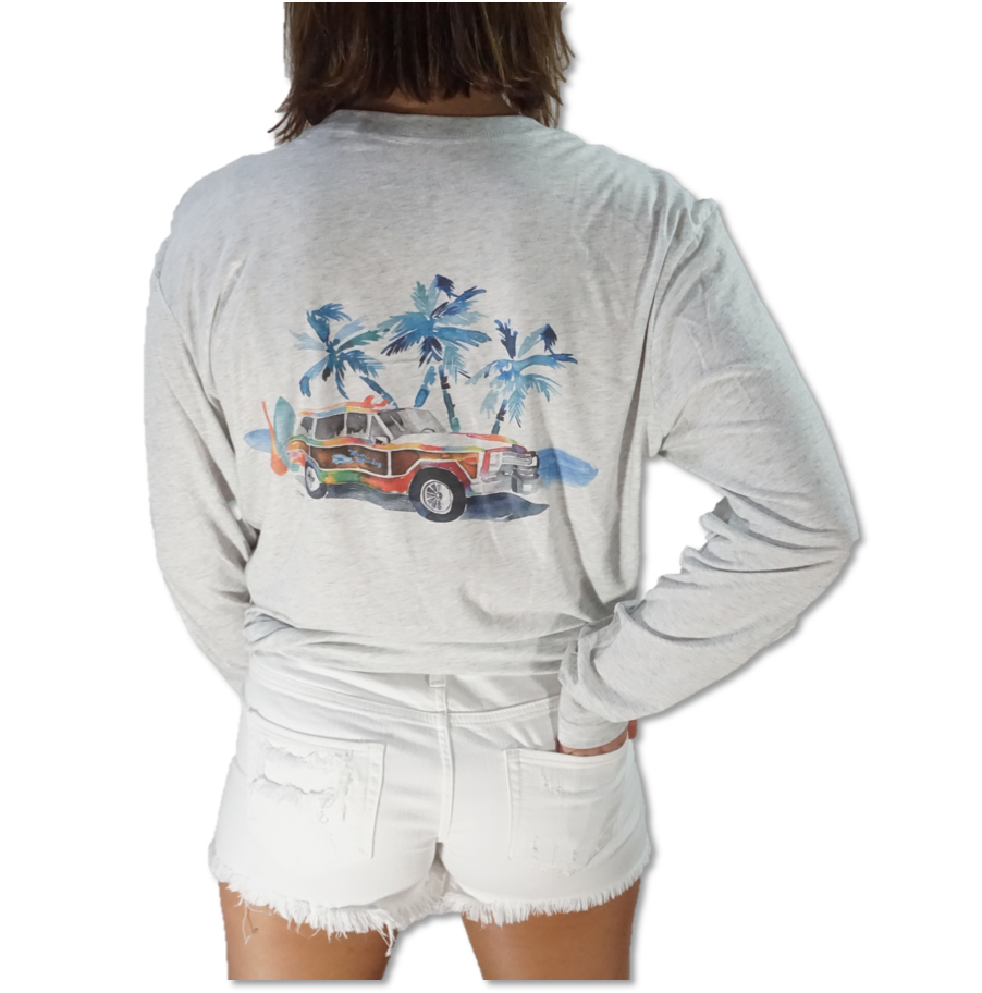 Watercolor Ii Long Sleeve - Watercolor Painting (902x912), Png Download