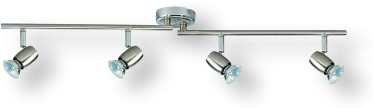 Saxby Lighting G5503177 - Palermo - Satin Chrome With (800x236), Png Download