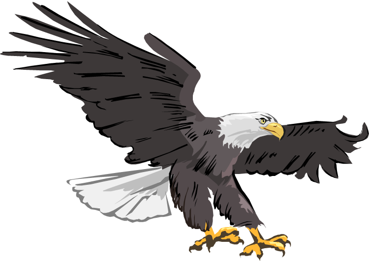 Eagle Clipart Bald Eagle Clipart Images Free Clipartix - Clipart Of Flying Eagle (750x531), Png Download