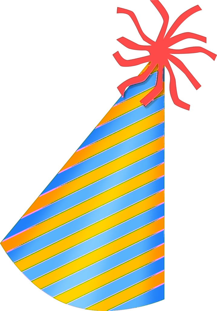 Png Vector Birthday - Birthday Hat Png (717x1024), Png Download