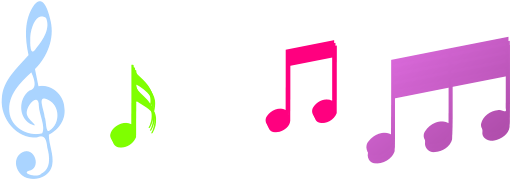Musical - Time Signatures 4 4 (547x238), Png Download