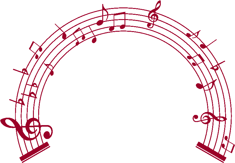 Music Transparent Png - Music Notes Circle Png (800x600), Png Download