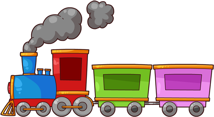 Train Clip Art - Beginning Middle End Train (784x424), Png Download
