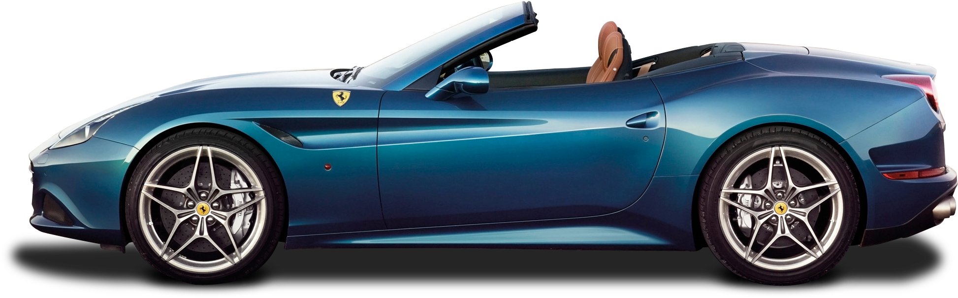 Pngpix Com Blue Ferrari California T Car Png Image - 2018 Ferrari Portofino Blue (2058x728), Png Download