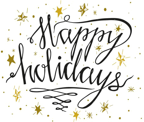 Happy Holidays Png Image Background - Happy Holidays Images Free (500x400), Png Download
