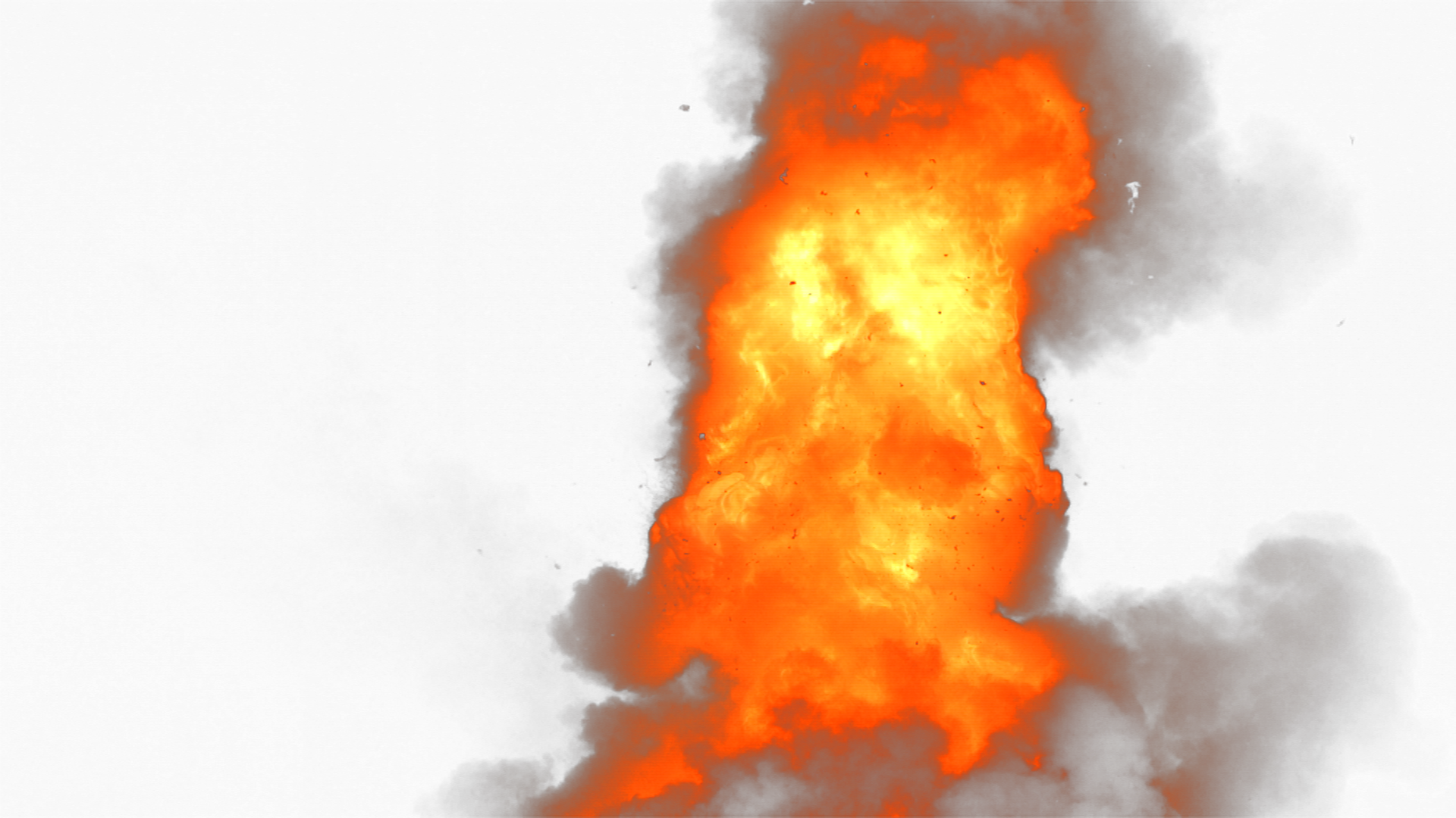 Alpha Channel Flames Burning - Flame (1920x1080), Png Download
