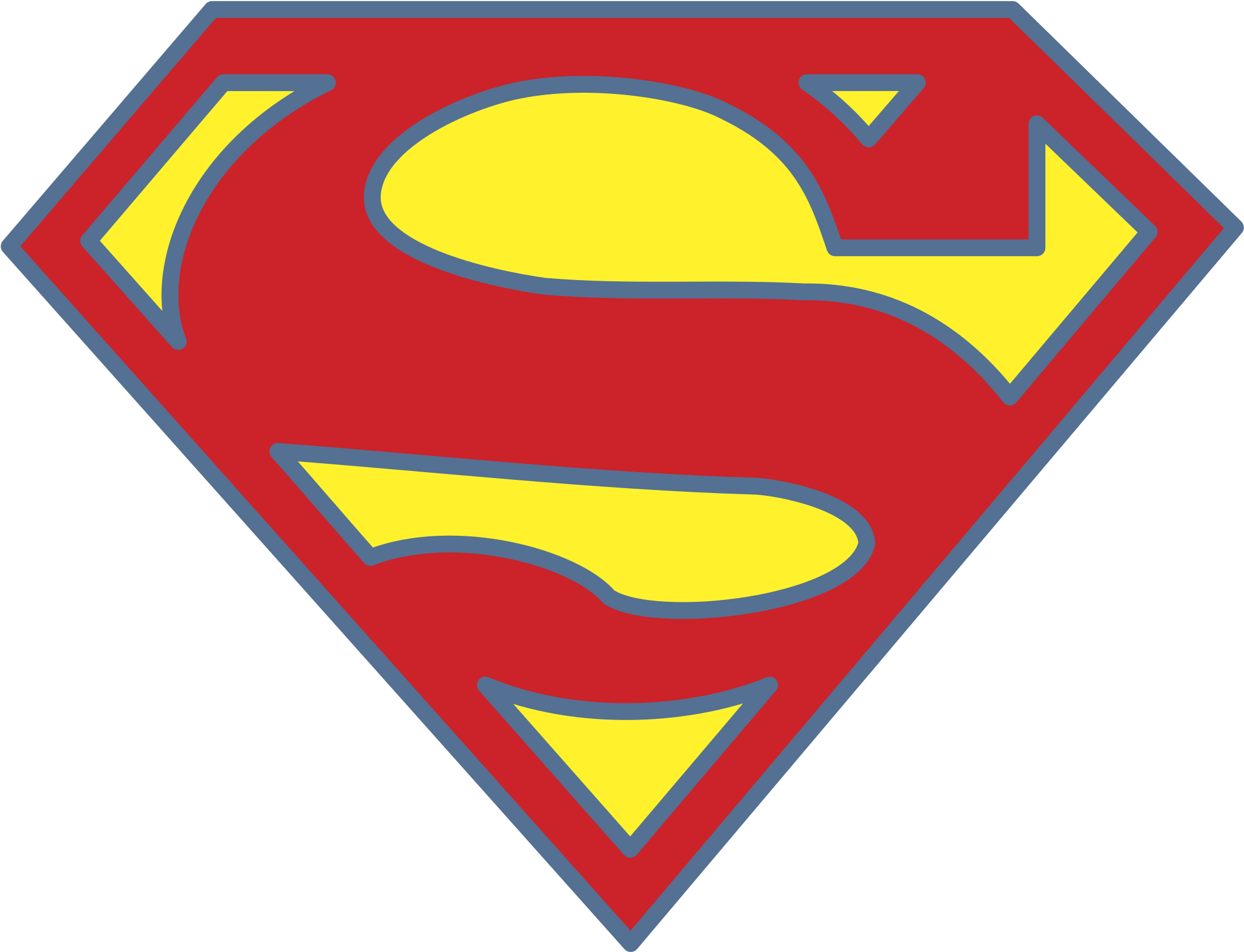 Superman Logo Png Transparent - Super Man Logo No Background (2400x2400), Png Download