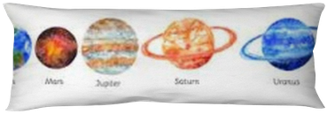 The Planets Of The Solar System On White Background - Amazingwall Sparking Crystal Planet Wall Self Adhesive (400x400), Png Download