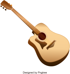 Guitar Vector Design, Cartoon, Guitar Vector, Guitar - Transparent Background Abstract Guitar Clipart (360x360), Png Download
