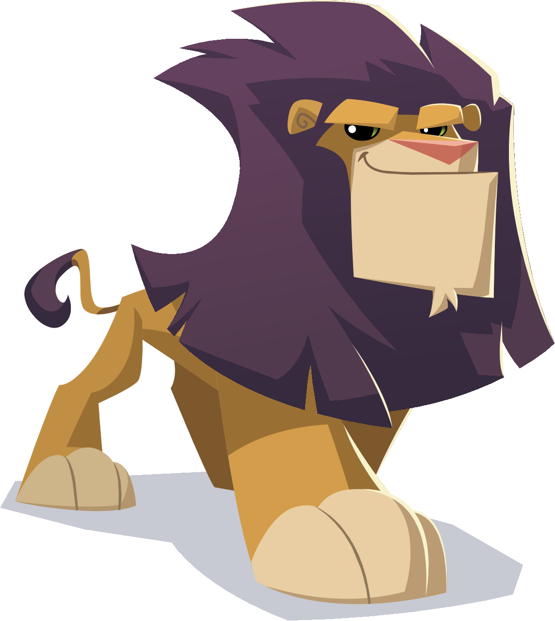 Renovated Art Lion - Animal Jam Lion (1144x1281), Png Download