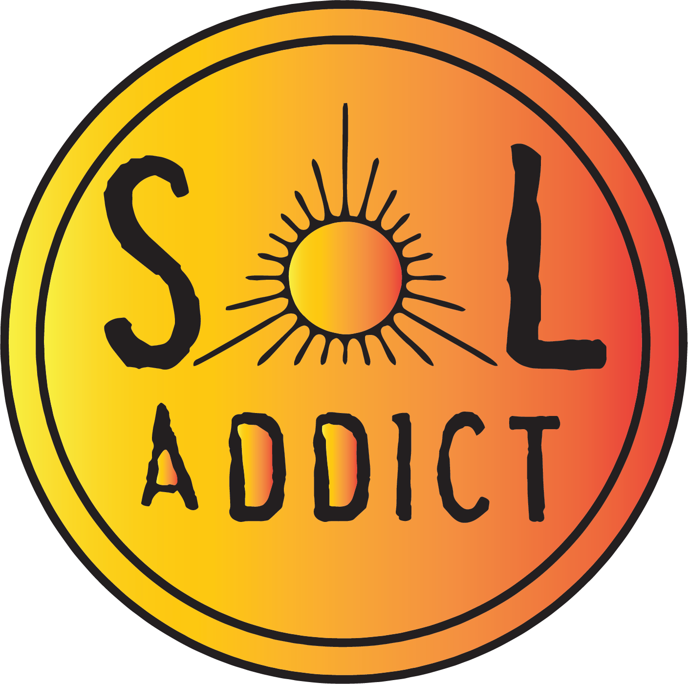 1408 × 1401 In Sol Addict Watercolor - Illustration (1408x1401), Png Download
