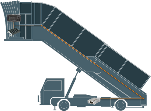 Passenger Boarding Stairs (720x400), Png Download