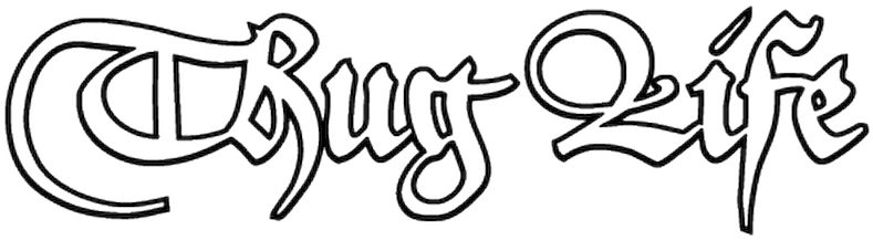 Thug Life White Png (800x800), Png Download