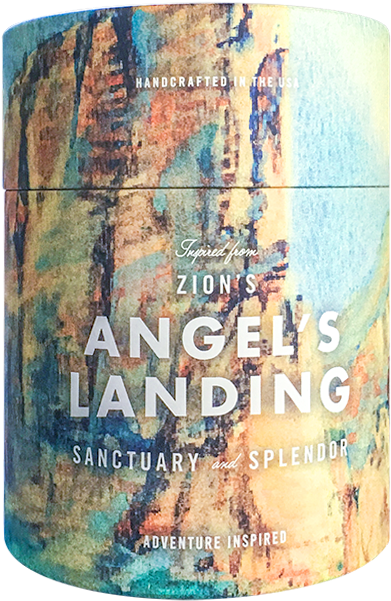 Zion's Angels Landing Candle - Ethics Supply Candle | Zion's Angels Landing (430x600), Png Download