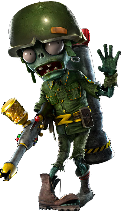 Download File - Pvz Garden Warfare Zombie (400x696), Png Download