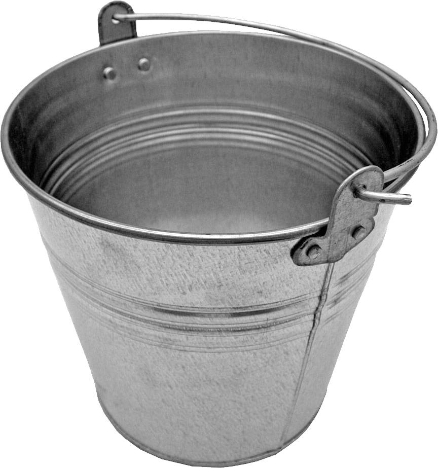 Steel Bucket Png Image - Bucket Png (864x923), Png Download