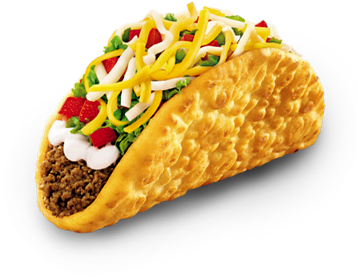 Chalupa - Taco Bell Menu Chalupa Supreme (610x484), Png Download