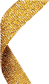 Gold Glitter Woven Ribbons - Transparent Glitter Png Gold (464x348), Png Download