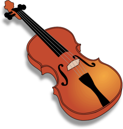 Violin Png Picture - Violin Clipart Transparent (410x432), Png Download