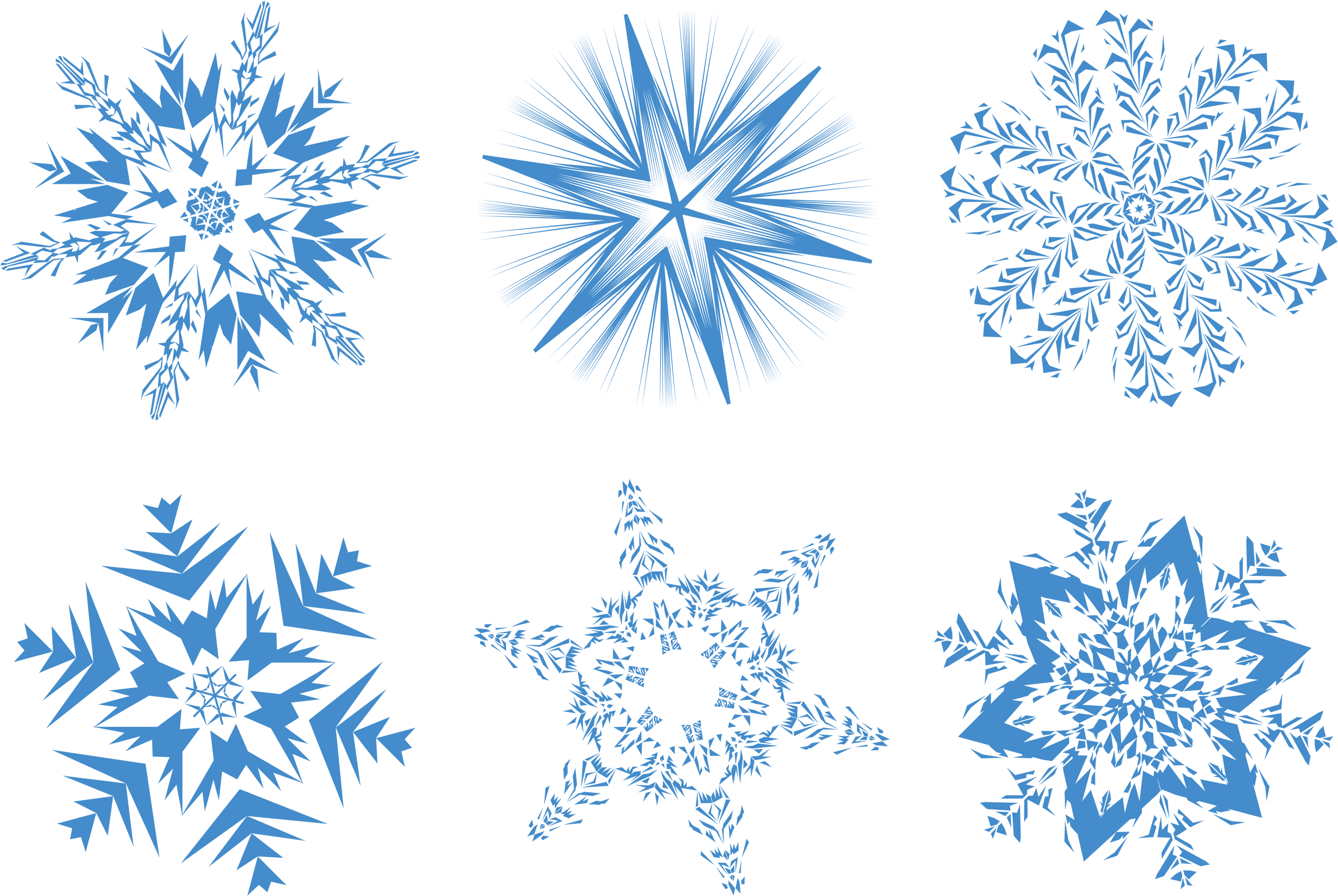 Snowflakes Png Image - Transparent Png Snowflakes Png (3251x2177), Png Download