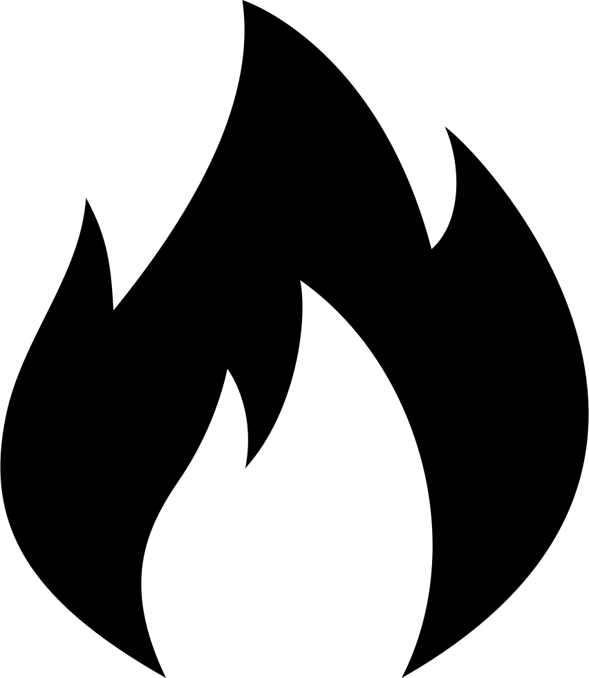 Home Fire Comments - Fire Icon Svg (852x980), Png Download