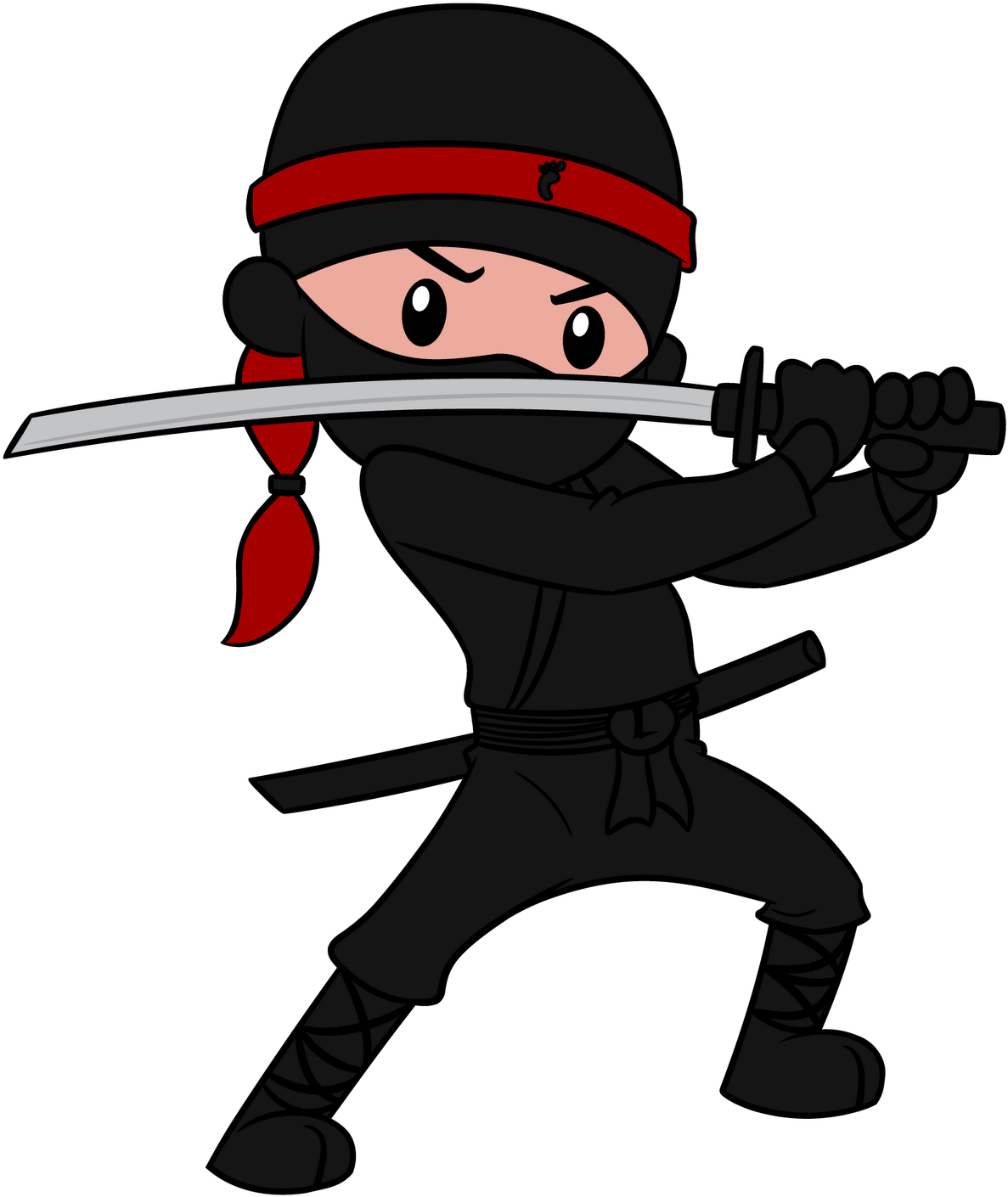 Ninja Png (1458x1600), Png Download