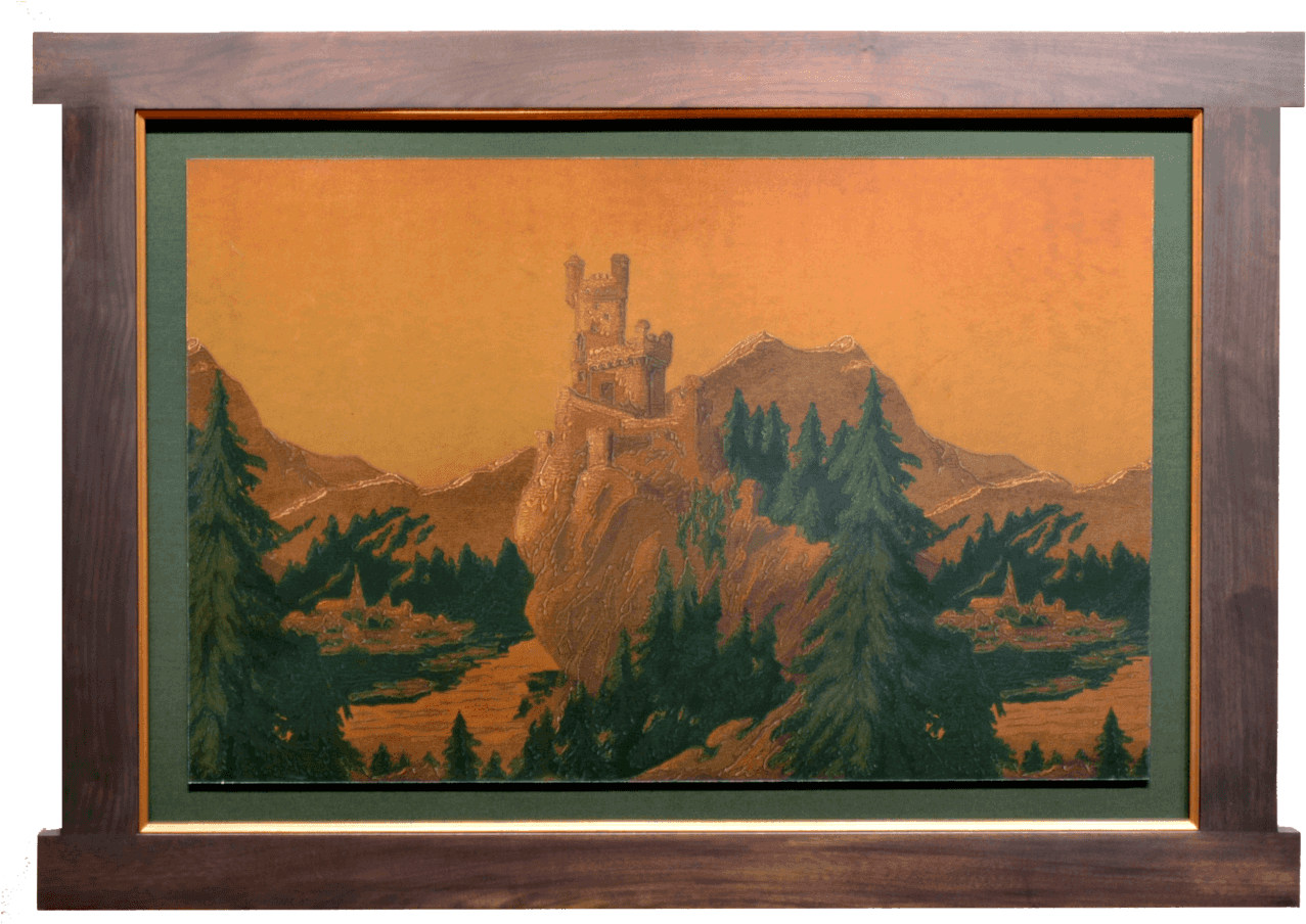 “the Rhine Castles” Frieze - Wallpaper (1310x927), Png Download