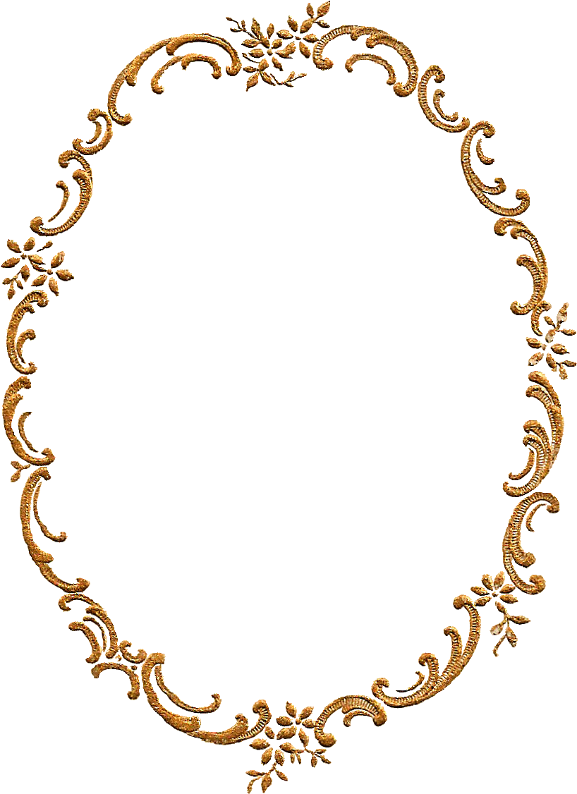 download frame border design floral image golden border oval png full size png image pngkit download frame border design floral