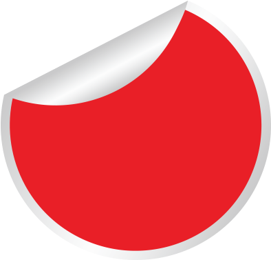 Round Sticker Png - Round Sticker Design Png (406x406), Png Download