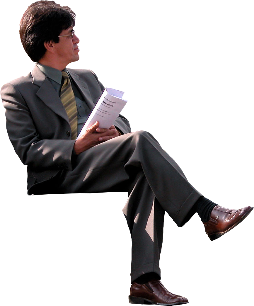 Sitting Man Png Photos - Business People Sitting Png (1043x1043), Png Download
