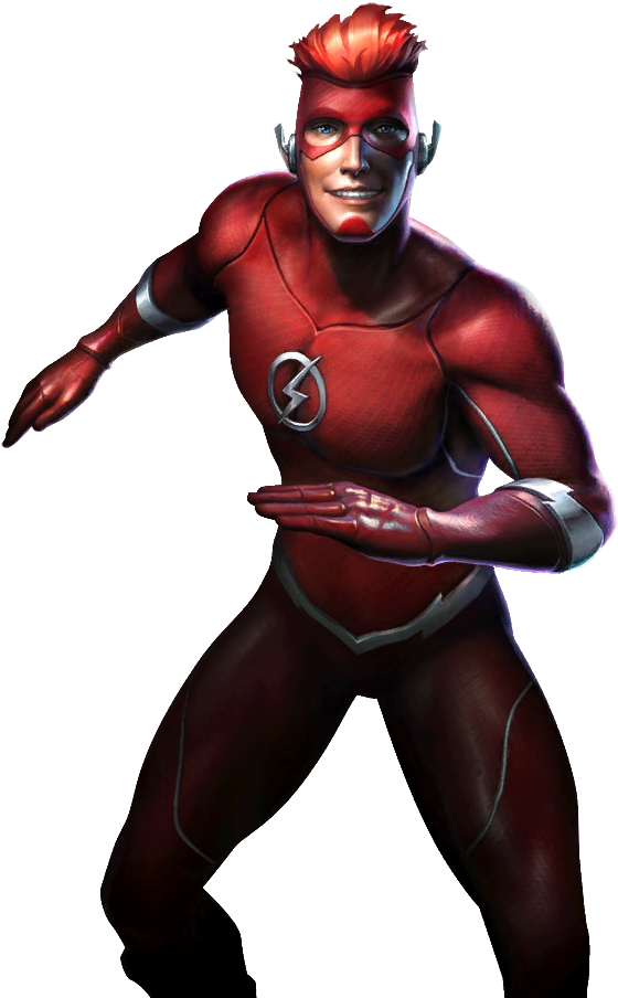 Flash Wally West Injustice (560x904), Png Download