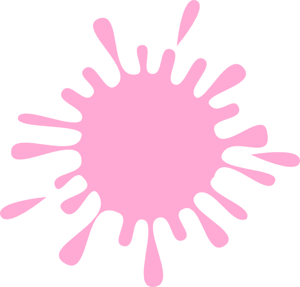 Splatter Clipart Paint Drops - Splash Png Yellow Ink (600x575), Png Download