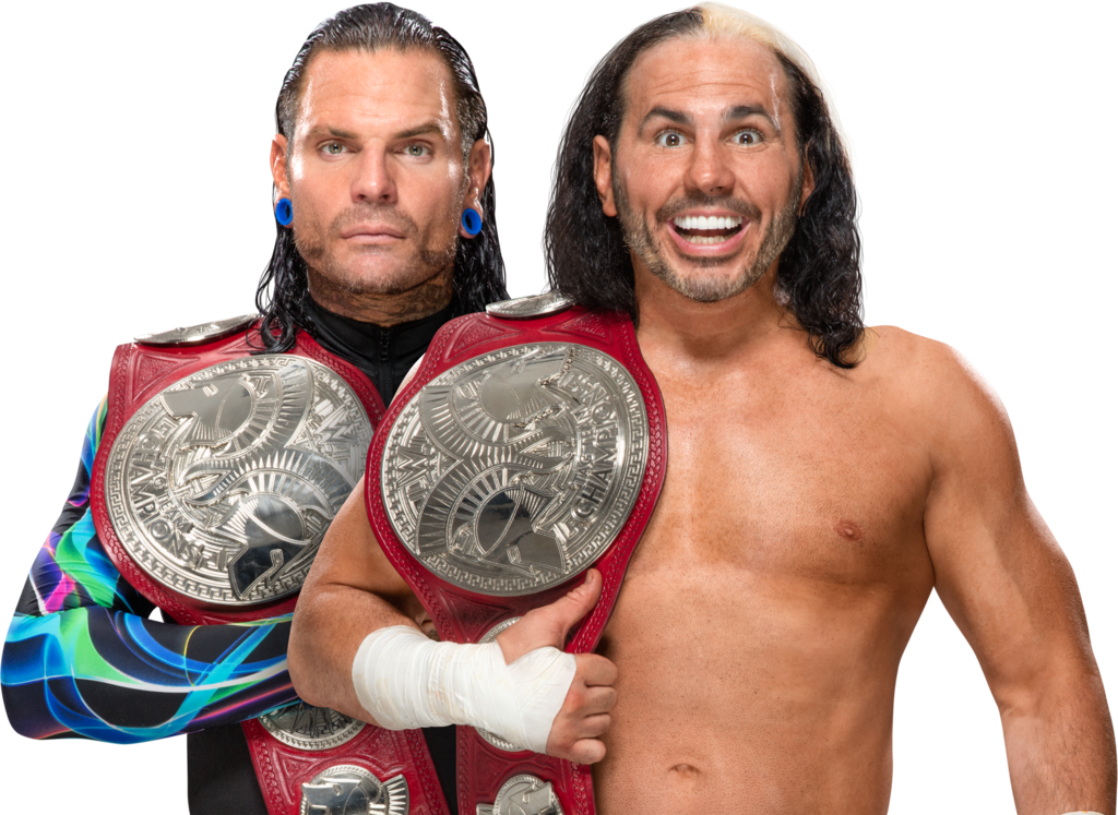 The Hardy Boyz 2017 New Raw Tag-team Champions Png - Wwe Raw Tag Team Champions The Hardy Boyz (1024x747), Png Download